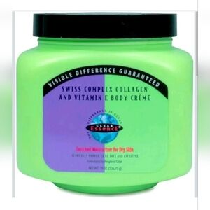 Clear Essence Swiss Collagen Vitamin E Creme For Face & Body 19 Oz
